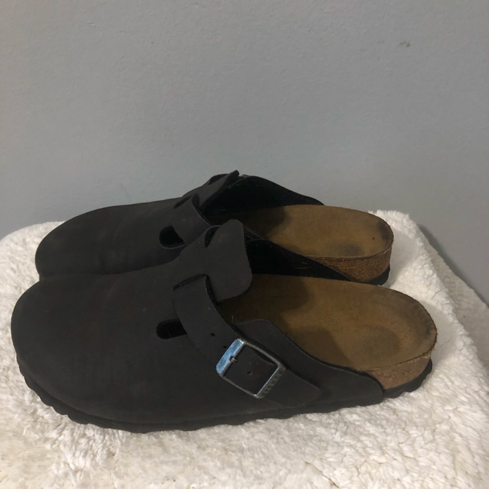 Birkenstock Black Boston Clog Size 36